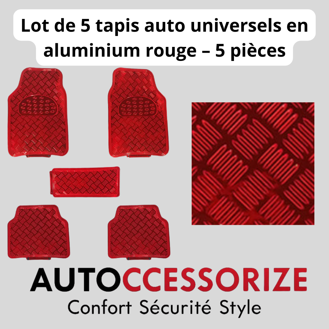 Tapis standard aluminium en couleur