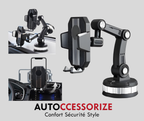 Support de téléphone de voiture rotatif à 360 degrés et verrouillage automatique